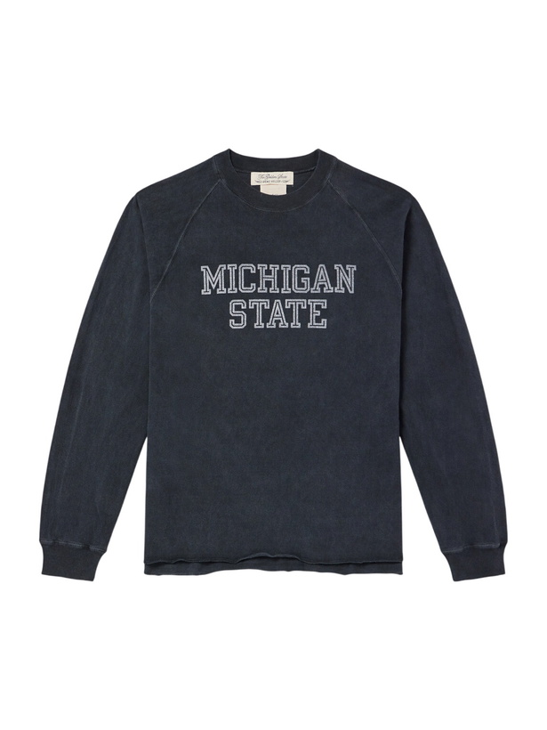 Photo: Remi Relief - Michigan State Printed Cotton-Jersey T-shirt - Black