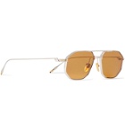 JACQUES MARIE MAGE - Bandit Aviator-Style Titanium Sunglasses - Silver