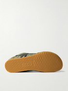 LOEWE - Ballet Runner 2.0 Logo-Appliquéd Shell, Suede and Leather Sneakers - Green