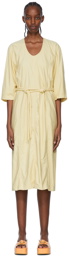 LEMAIRE Beige Cotton Midi Dress