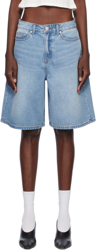 Photo: Dunst Blue Bermuda Denim Shorts