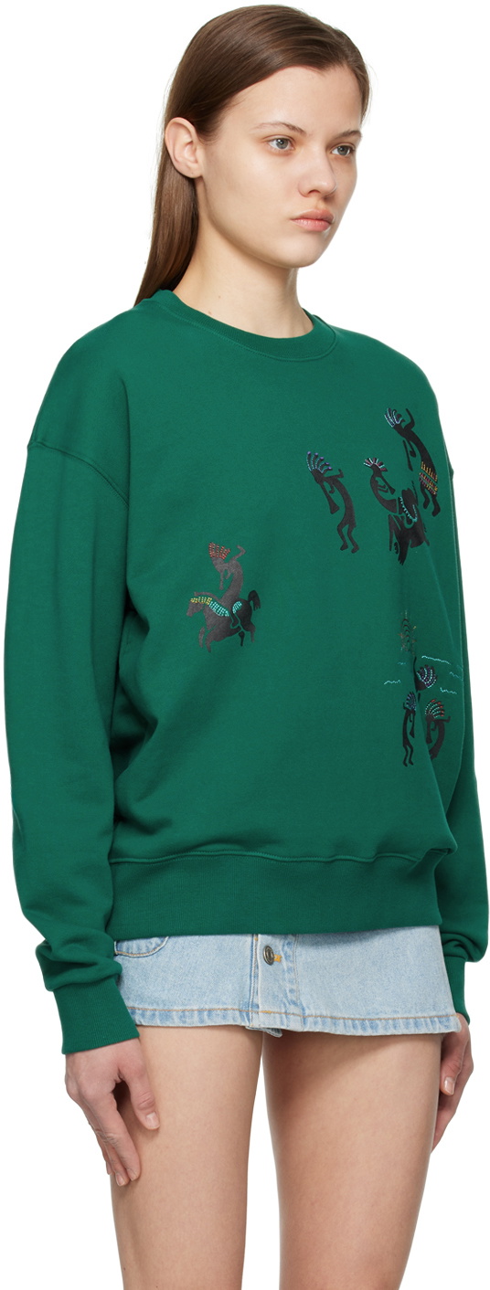 Andersson Bell Green Sun Dance Sweatshirt
