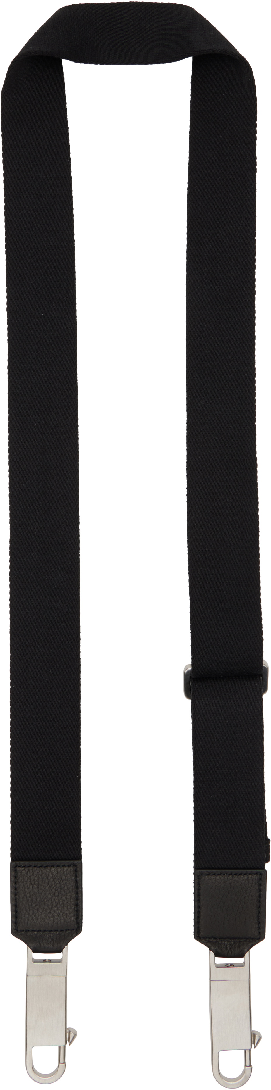 Rick Owens Black Concordians Webbing Bag Strap