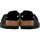 Birkenstock Black Regular Boston Wire Buckle Slip-on Loafers