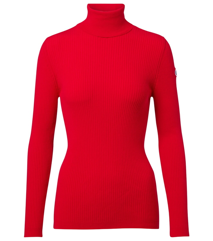 Photo: Fusalp Ancelle ribbed-knit turtleneck sweater