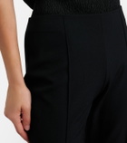 The Row Fabien wool cady flared pants