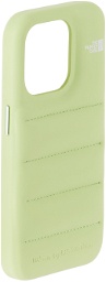 Urban Sophistication Green 'The Puffer' iPhone 15 Pro Case