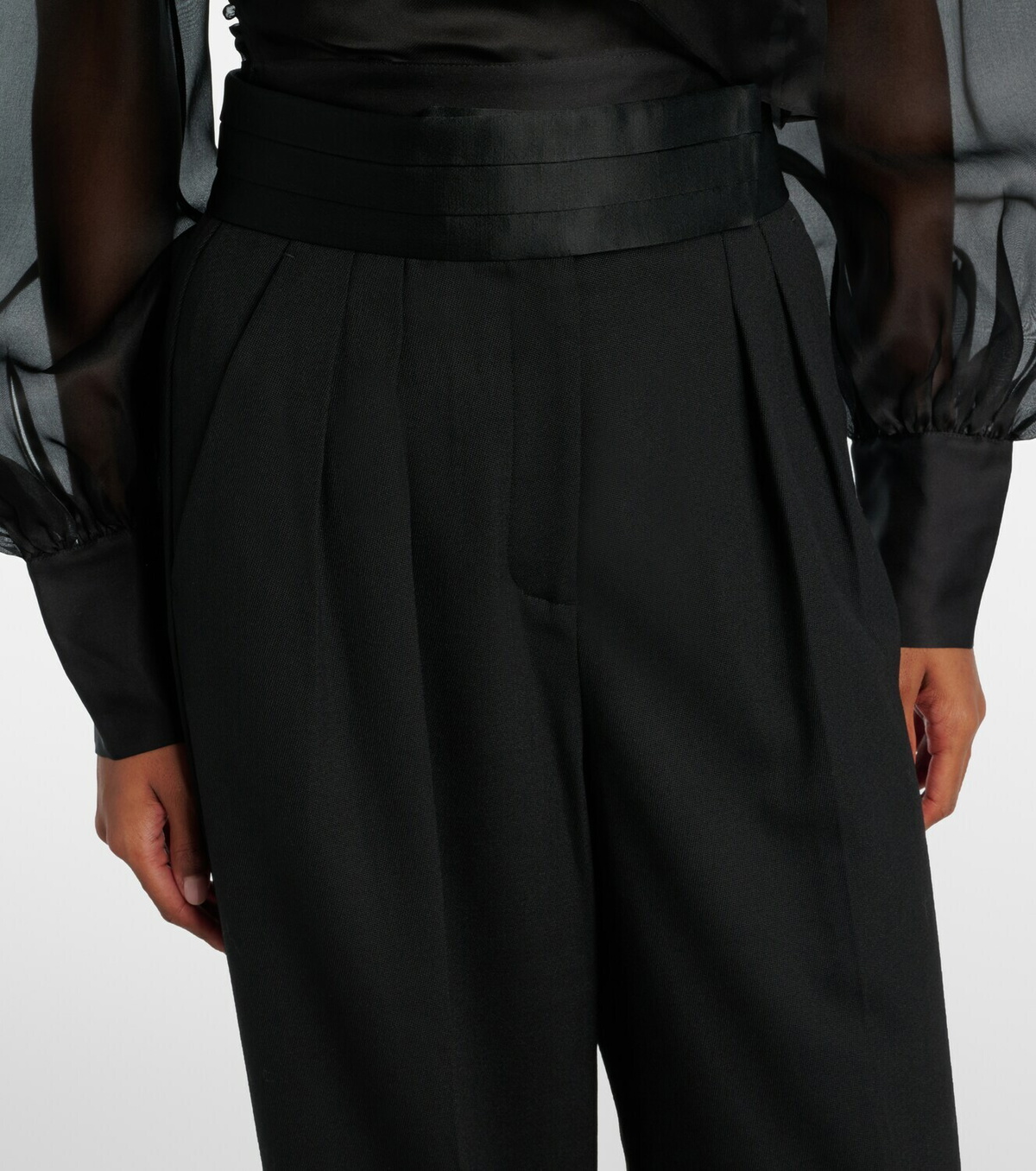 Rebecca Vallance Danna high-rise wide-leg pants