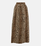 Visvim - Leopard-print cotton-blend midi skirt