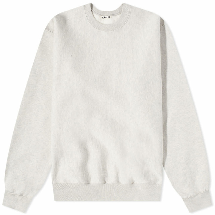 Photo: Auralee Men's Heavy Crew Sweat in Top Grey