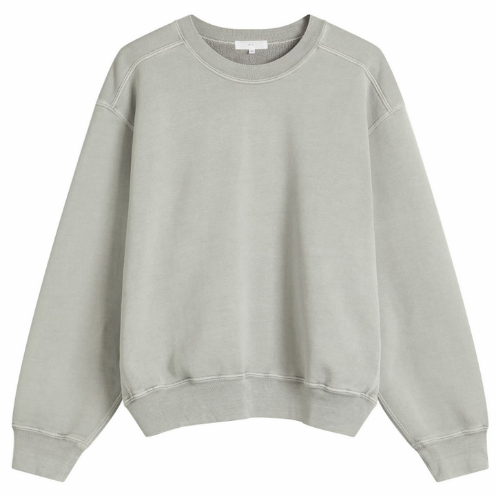 Photo: Lady White Co. Men's Mini Crewneck Sweatshirt in Pigment Chalk
