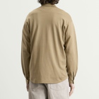 Auralee Men's Silk Knit Cardigan in Khaki Beige
