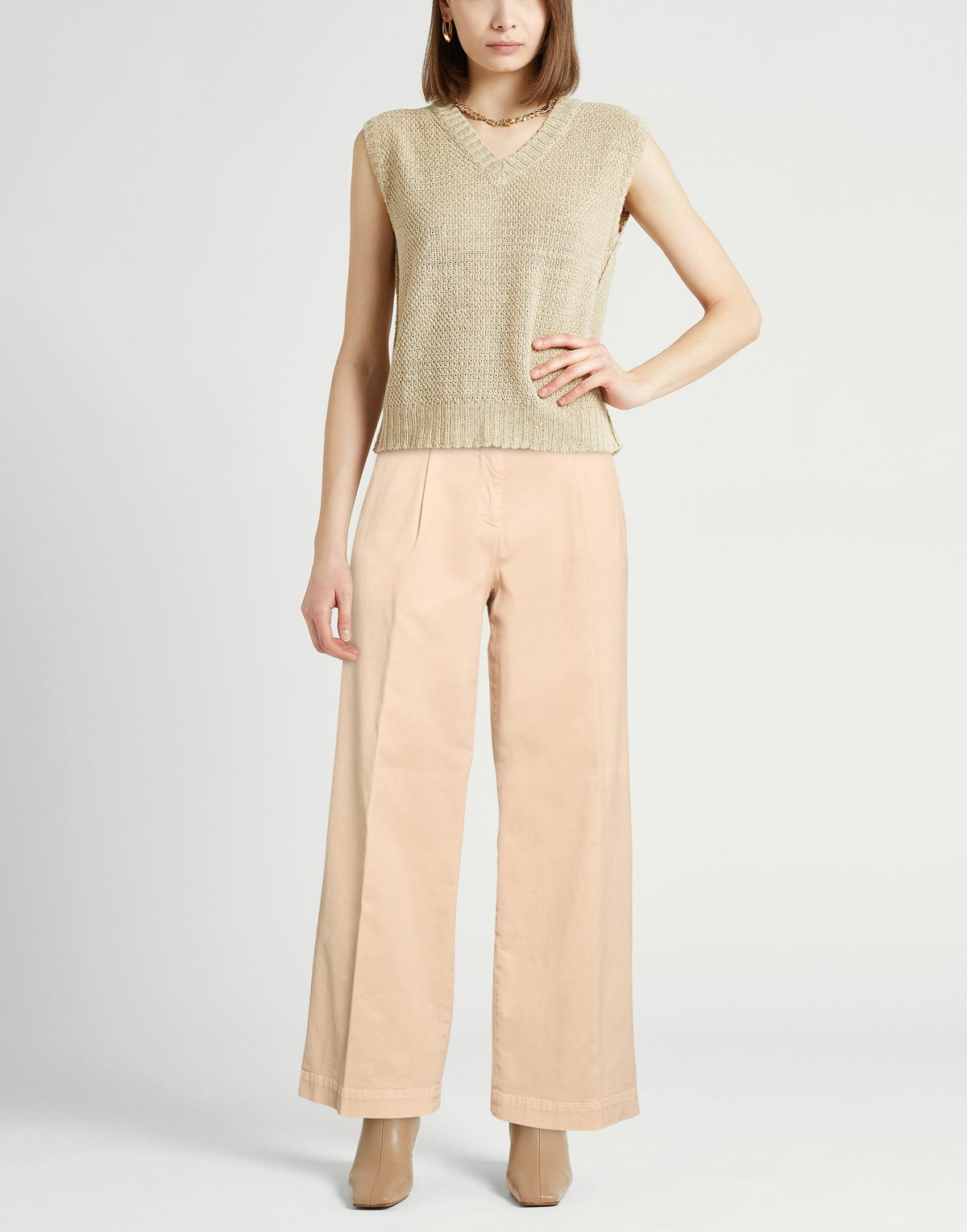 Peserico Womens Pants in Beige