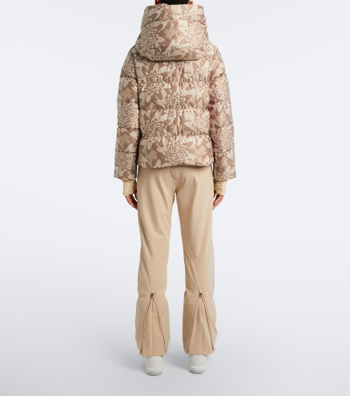 Bogner Naia hooded printed down ski jacket