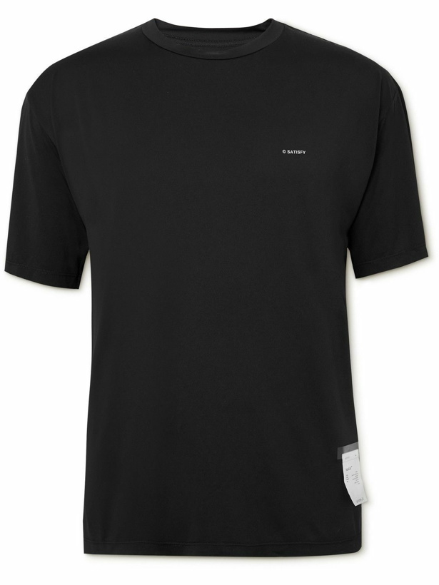 Photo: Satisfy - AuraLite™ Jersey T-Shirt - Black