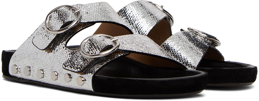 Isabel Marant Silver Lennyo Sandals Isabel Marant