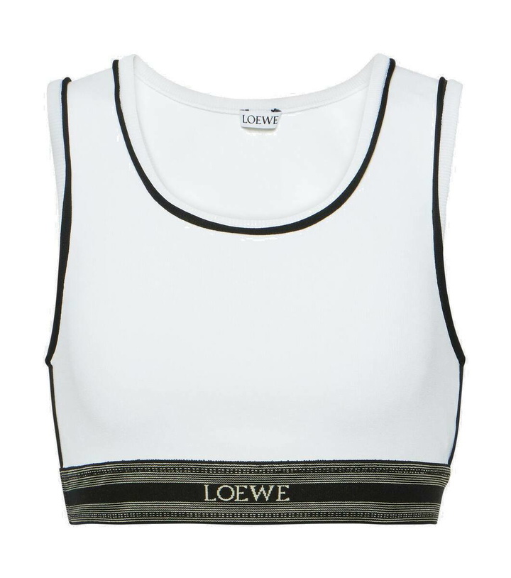 Photo: Loewe Logo cropped tank top