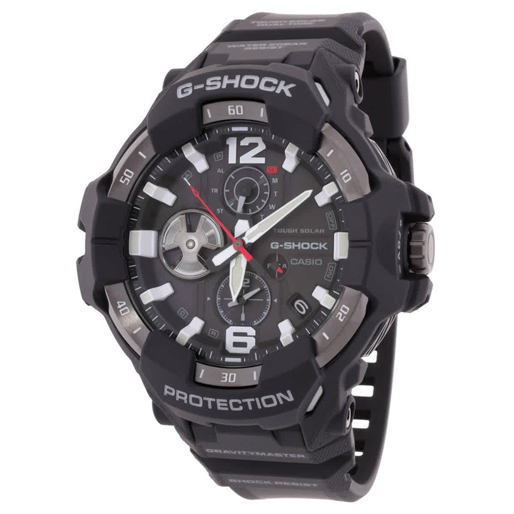 Photo: Casio G-Shock Master Of G - Air Alarm World Time Black Dial Watch GR-B300-1A