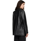 Loulou de Saison Black NARI Straight Leather Jacket