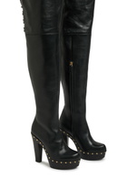 Chloe Lola 120 Leather Over-the-knee Boots Black