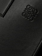Loewe - Logo-Debossed Full-Grain Leather Tote Bag