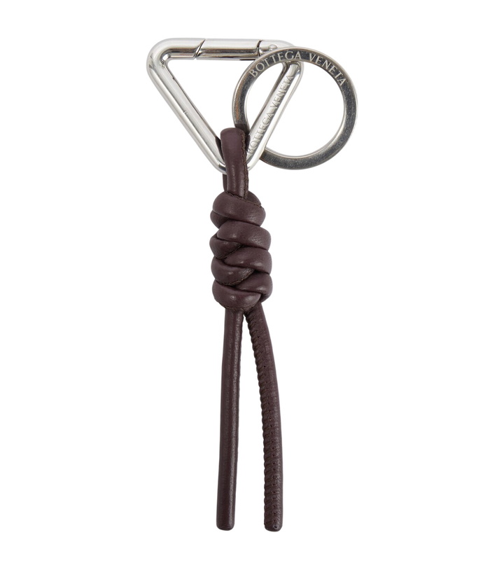 Photo: Bottega Veneta Leather keychain