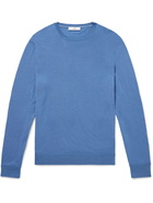 Mr P. - Slim-Fit Merino Wool Sweater - Blue