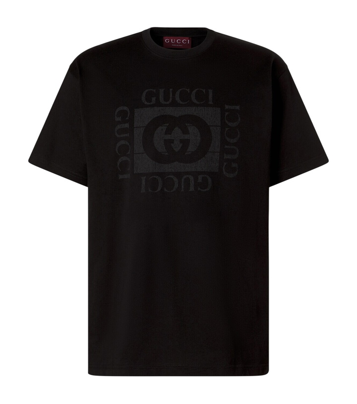 Photo: Gucci Interlocking G cotton jersey T-shirt