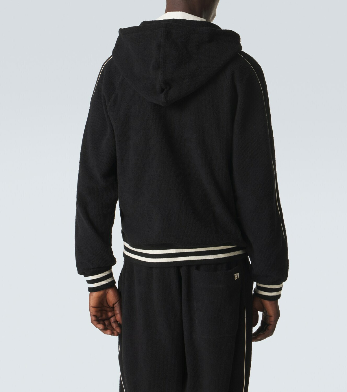 Wales Bonner Prince cotton-blend terry hoodie