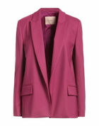Twinset Womens Blazer Fuchsia
