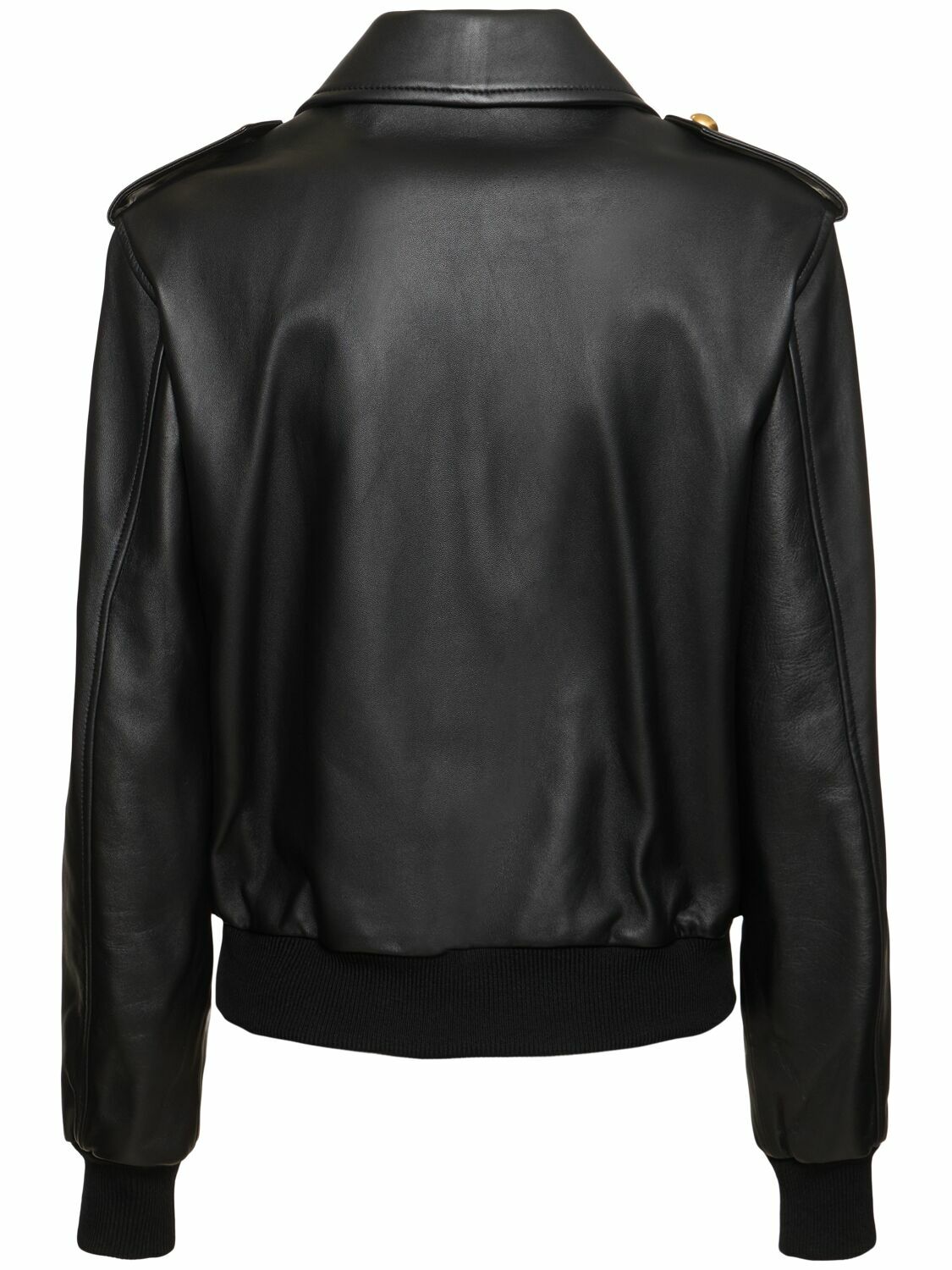 muguet ミュゲ heart pocket leather jacket Tokkou Unisex Cowhide Leather Jacket In Black | TOKKOU