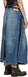 Junya Watanabe Indigo & Blue Levi's Edition Layered Jeans