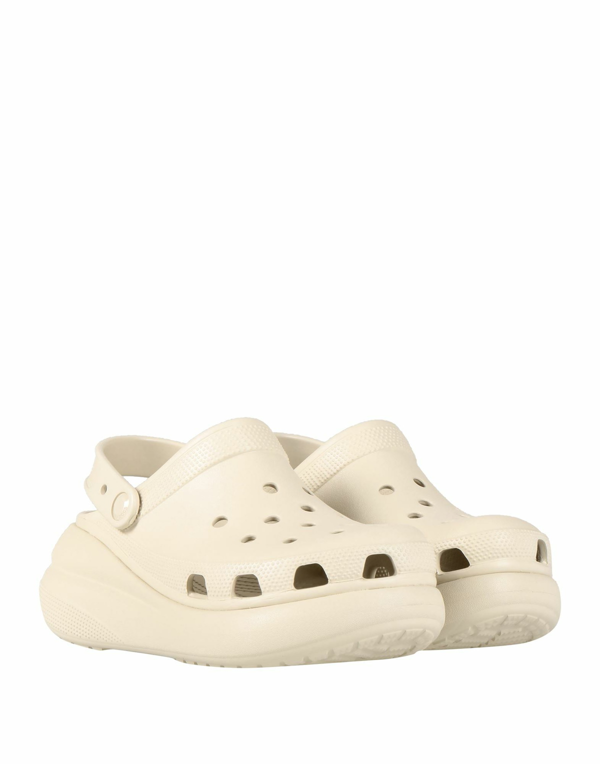 Crocs Classic Crush Clog Womens Mules & Clogs in Beige