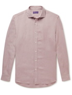 Ralph Lauren Purple label - Silk and Linen-Blend Shirt - Pink