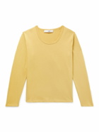 Séfr - Uneven Cotton-Jersey T-Shirt - Yellow