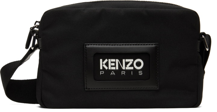 Photo: Kenzo Black Kenzo Paris 'Kenzography' Strap Bag