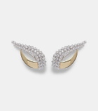 Yeprem Golden Strada 18kt gold earrings with diamonds