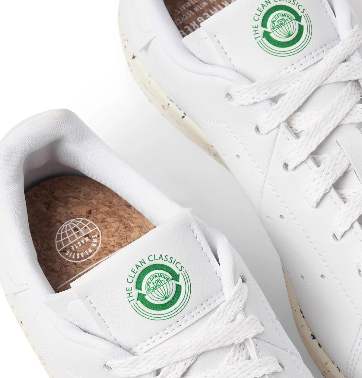 Adidas originals stan smith leather trainers in on sale white