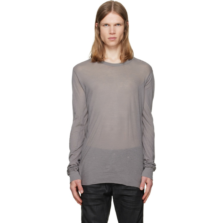 Photo: Rick Owens Gray Tower Basic LS T-shirt