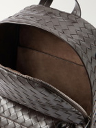 Bottega Veneta - Avenue Medium Intrecciato Leather Backpack - Brown