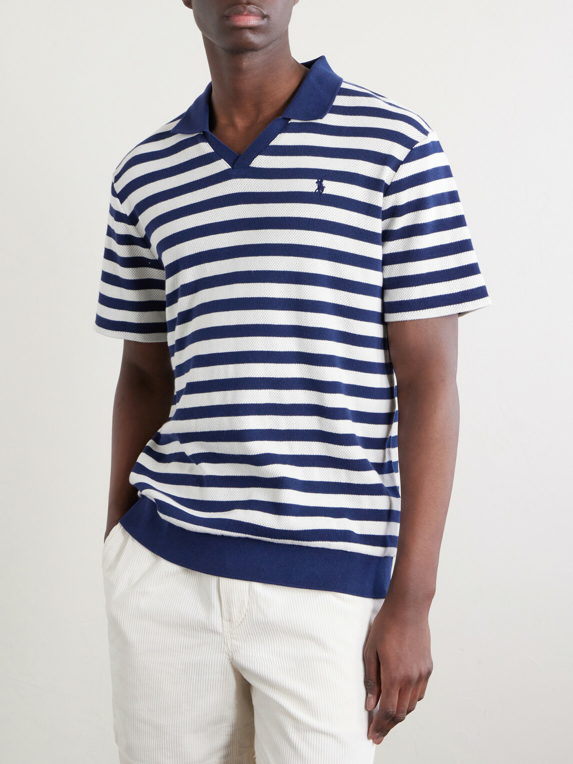 Polo Ralph Lauren - Logo-Embroidered Striped Cotton Polo Shirt