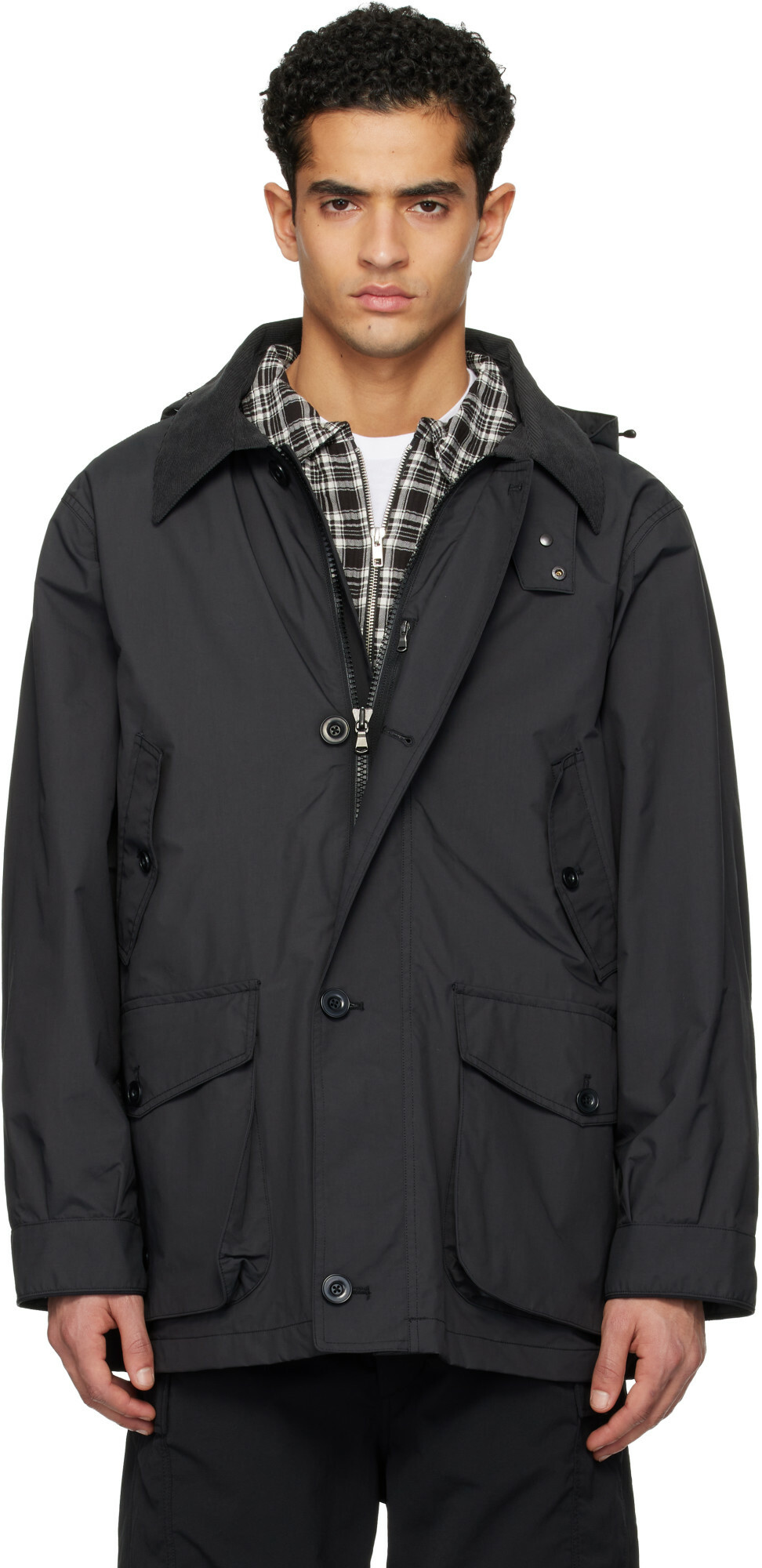 nanamica Black 2L PERTEX UNLIMITED Field Jacket