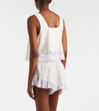 Montce Lace-trimmed cotton shorts