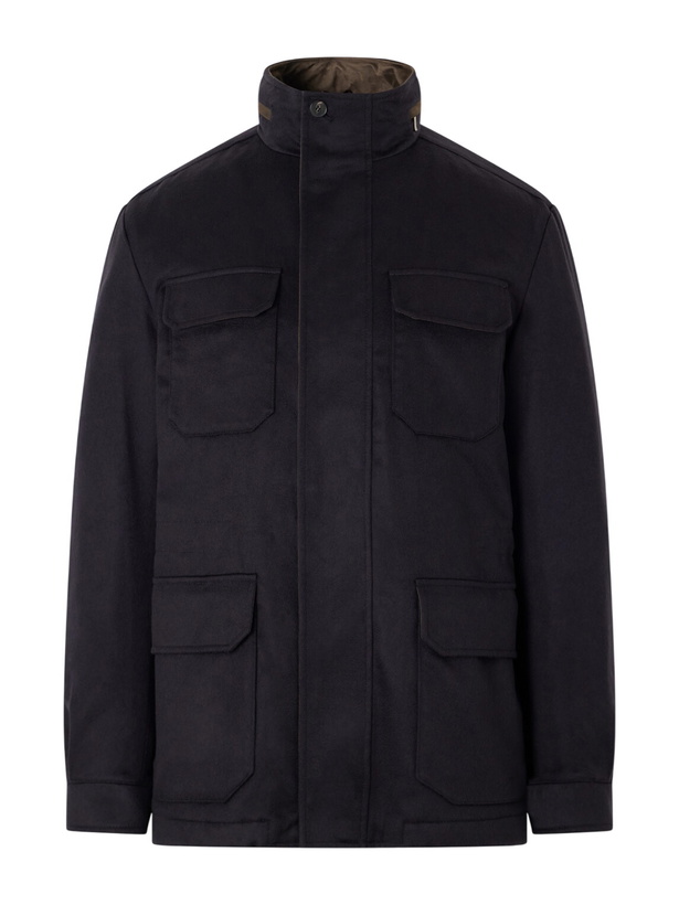 Photo: N.PEAL - Vale Cashmere Jacket - Blue