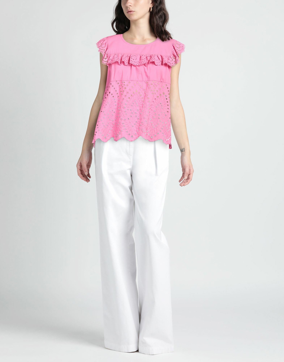Alessia Santi Womens Top Fuchsia