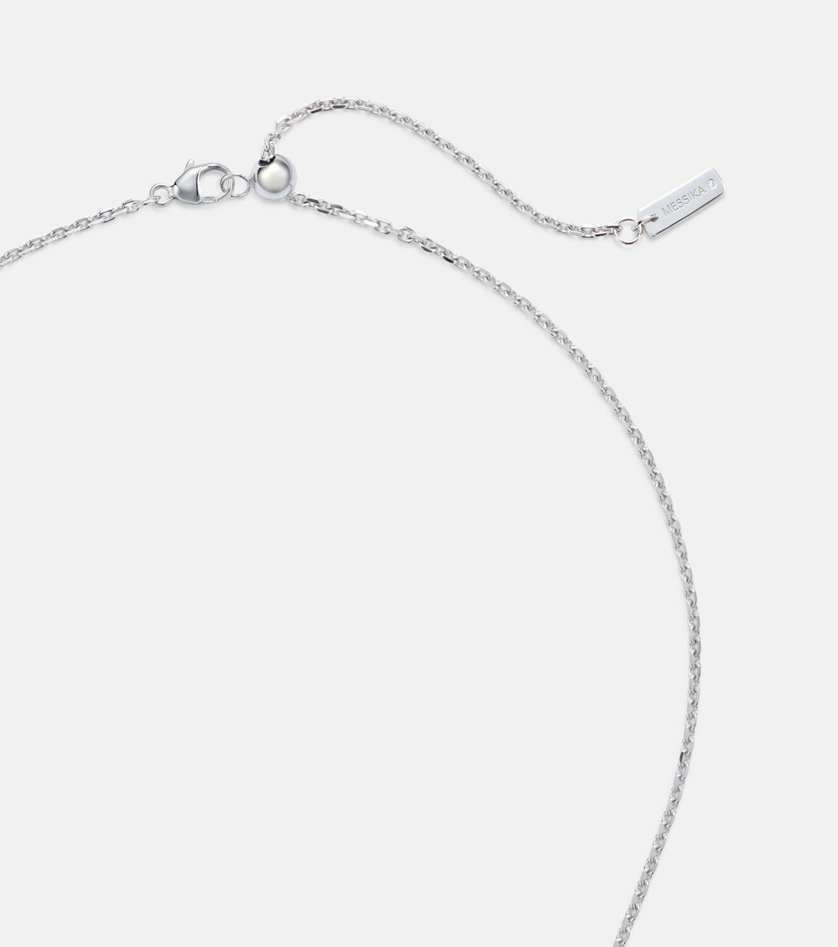 Messika So Move 18kt white gold chain necklace with diamonds