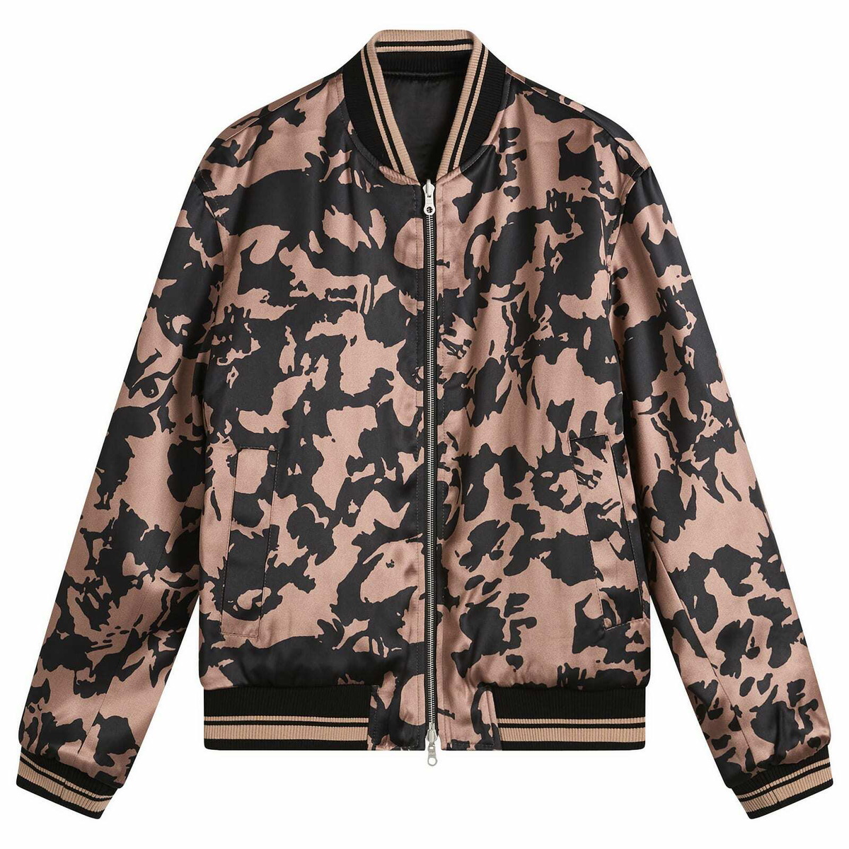 Dries Van Noten Brown Embellished Bomber Jacket Dries Van Noten