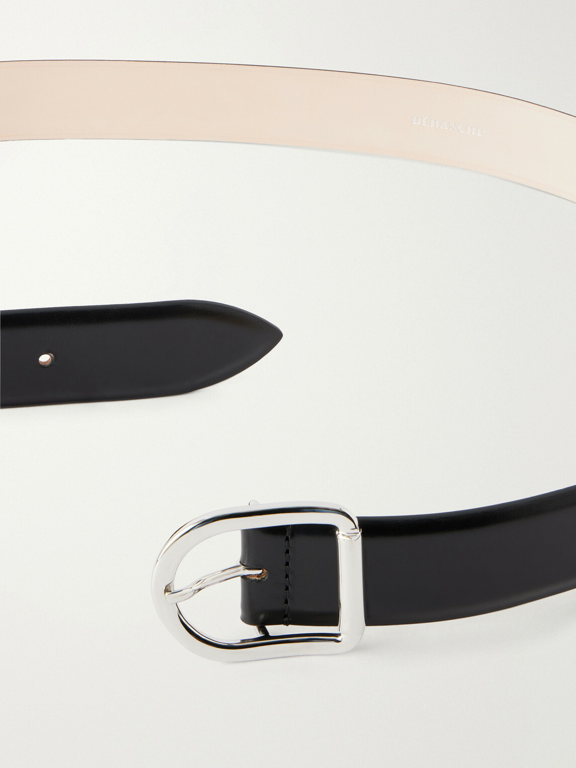 Déhanche - 3cm Mija Full-Grain Leather Belt - Black