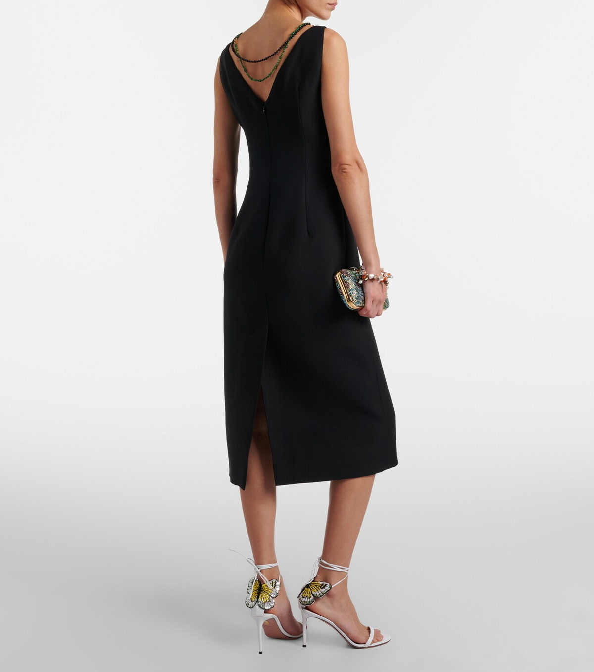 Aquazzura Papillon D'Amour leather sandals