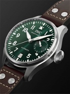 IWC Schaffhausen - Big Pilot's Automatic 46.2mm Stainless Steel and Leather Watch, Ref. No. IW501015